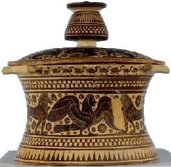 Corinzio con fregi di animali